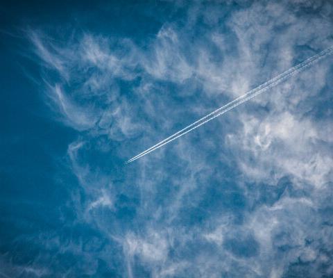 Aircraft emissions are a growing source of global warming (Credit: Unsplash)