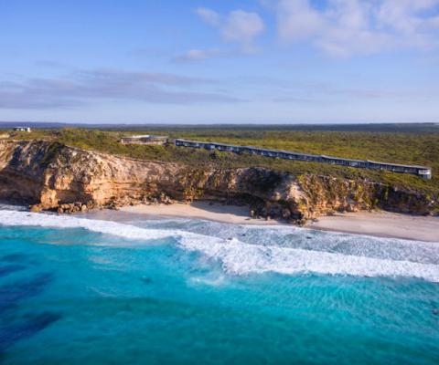 Southern Ocean Lodge on Kangaroo Island, Australia, before it was destroyed