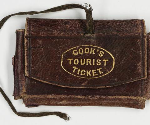 A Thomas Cook ticket case in the archive