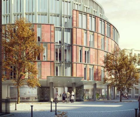 An artist's impression of the Knightsbridge hotel by Harrods