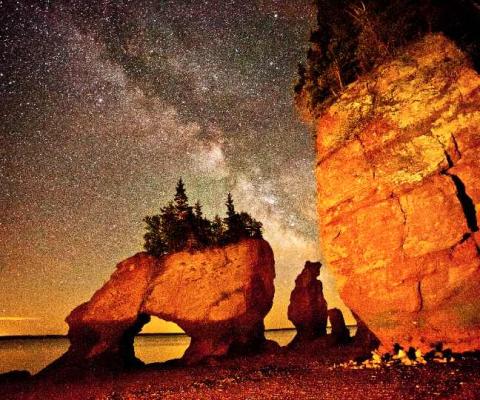 Hopewell Rocks in New Brunswick