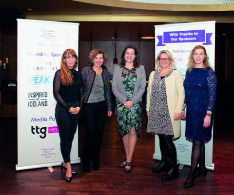 Eliza Reid, first lady of Iceland, pictured centre