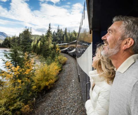 Rocky Mountaineer's GoldLeaf carriages offer plenty of viewing opportunities