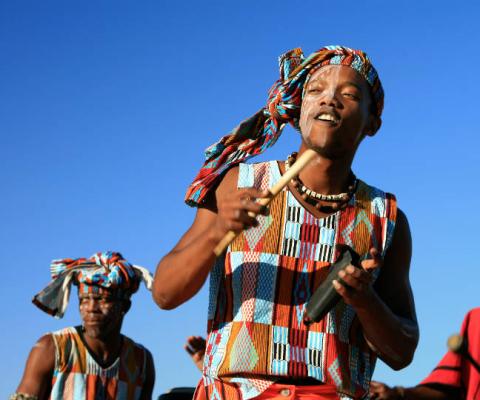 Clients can join in with traditional dances in South Africa