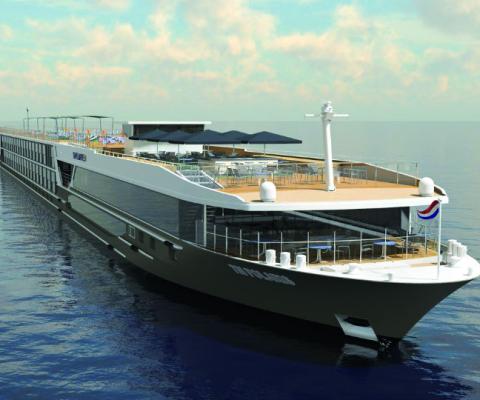 An artist impression of APT's new Contemporary Class ship