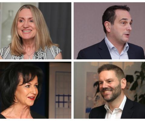 Clockwise from top left: Jane Ashton, Oliver Brendon, Stuart Leven and Chris Browne