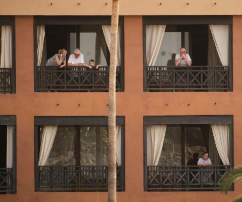 Guests have been told to remain at the hotel for 14 days (Credit: AP/Shutterstock)