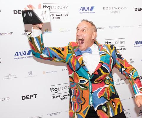 Bill Bensley won the prestigious Contribution to Luxury Travel award