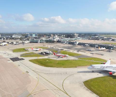 Manchester airport is temporarily closing Terminals Two and Three (Credit: Hufton and Crow)