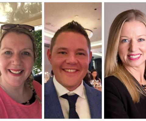 L-R: Sarah Harding, Tom Cloherty, Aishling McLoughlin