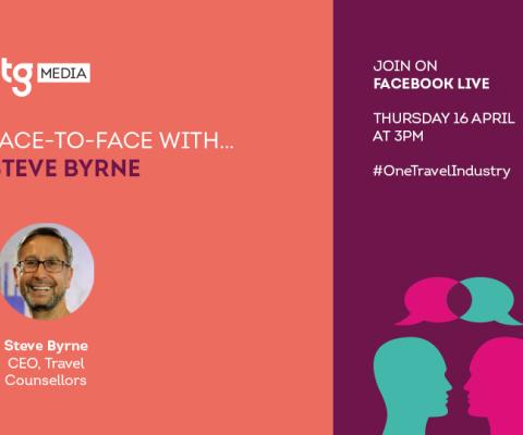 Steve Byrne will join TTGs Face to Face interview on Thursday 16 April