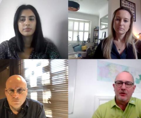 Top L-R: Farina Azam, Sophie Griffiths (TTG); bottom L-R: Mark Tanzer, Phil Nuttall