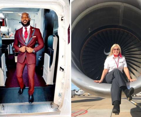 Otis and Bernice will star in Virgin's virtual flight school series