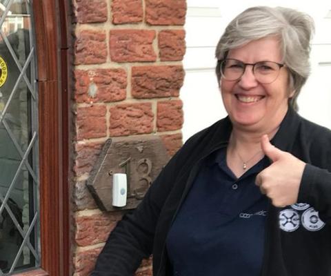 Debbie Johnson delivers groceries to vulnerable and elderly people in her community