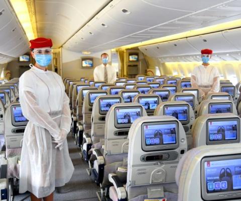 Emirates has introduced new PPE requirements for staff and passengers