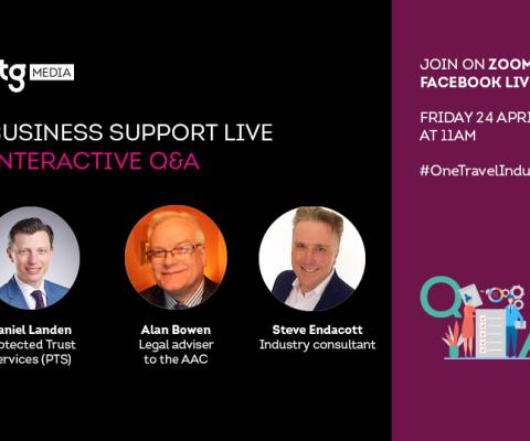 TTG's fourth Business Support Live session will focus on financial protection