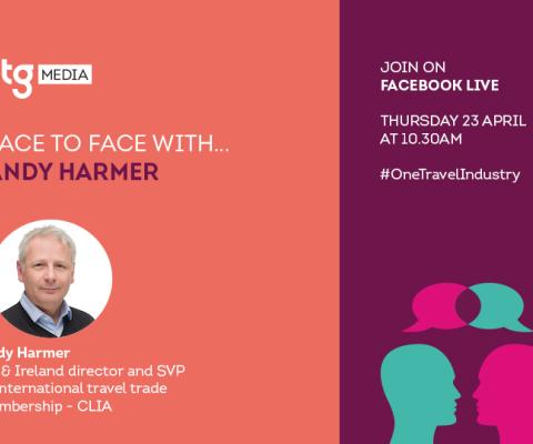 Clia's Andy Harmer will join TTGs Face to Face programme on 23 April