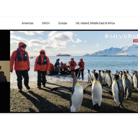 Silversea's Virtual Visits are designed to give agents the latest news from the line