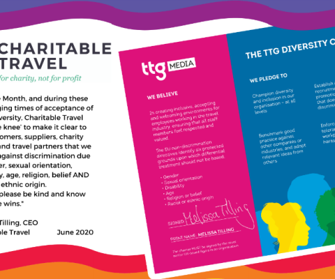 Charitable Travel signs TTG Diversity Charter amid Pride Month launch