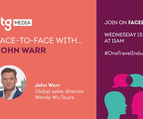 Wendy Wu Tours' John Warr to join TTG Face To Face