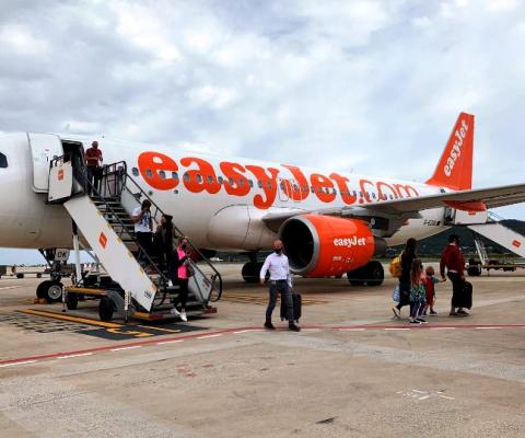 easyJet's first Ibiza flight touched down on Thursday (9 July)