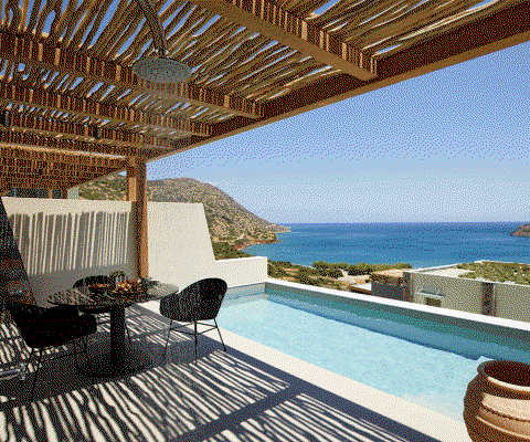 Room with a view at Cayo in Crete