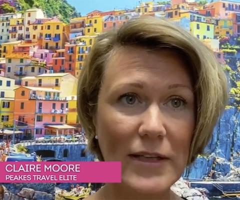 Peakes Travel Elite's Claire Moore said it was "amazing" to win the accolade
