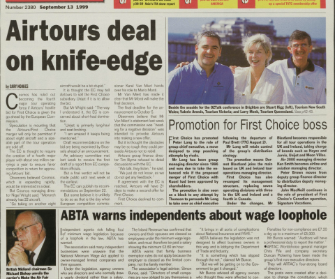 Travel Trade Gazette 13 September 1999