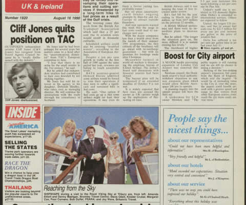 Travel Trade Gazette 16 August 1990
