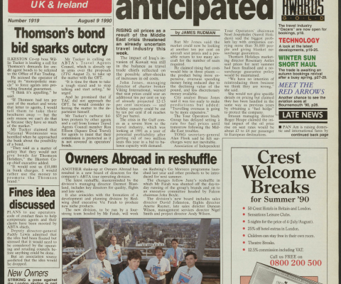 Travel Trade Gazette 9 August 1990