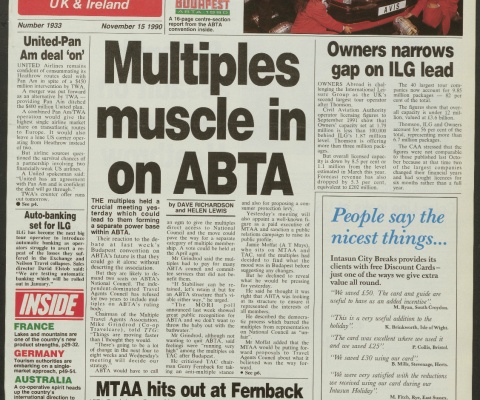 Travel Trade Gazette 15 November 1990