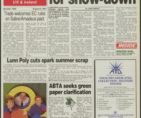 Travel Trade Gazette 8 August 1991