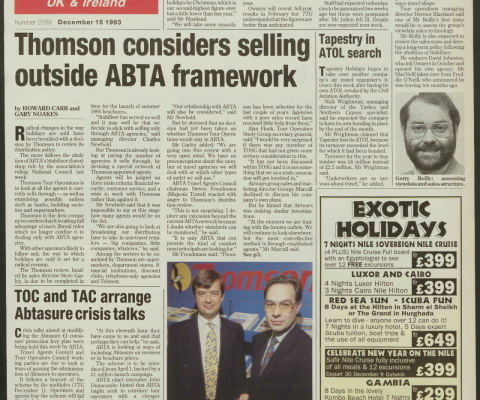 Travel Trade Gazette 15 December 1993