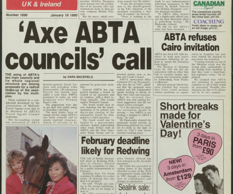 Travel Trade Gazette 18 January 1990