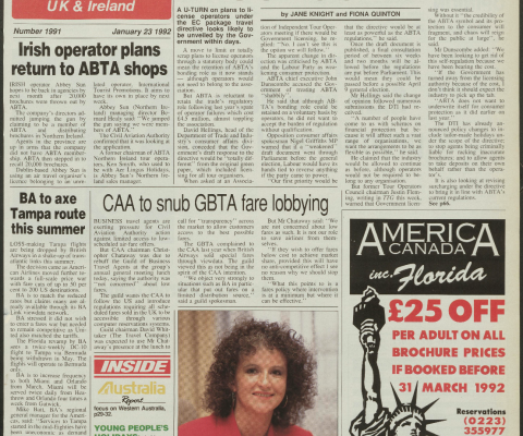 Travel Trade Gazette 23 January 1992