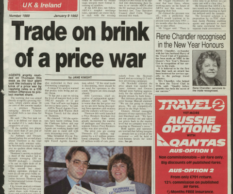 Travel Trade Gazette 9 January 1992