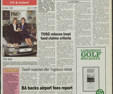 Travel Trade Gazette 11 July 1991
