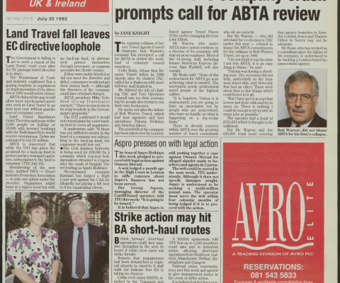 Travel Trade Gazette 30 July 1992