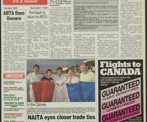 Travel Trade Gazette 7 November 1991