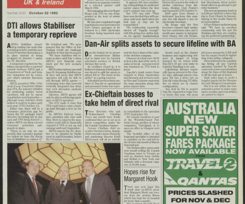 Travel Trade Gazette 22 October 1992