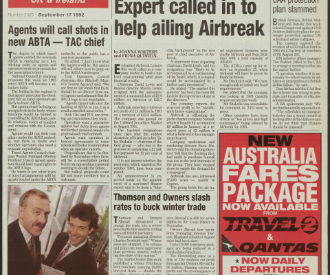 Travel Trade Gazette 17 September 1992
