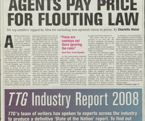 Travel Trade Gazette 11 January 2008