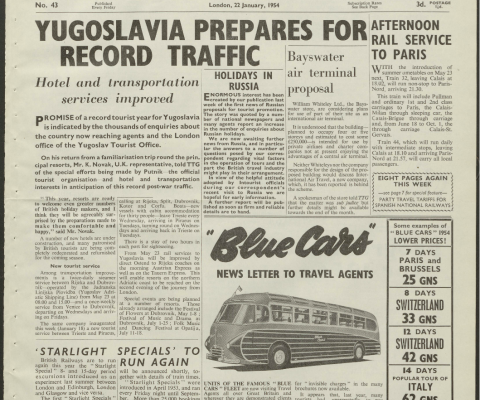 Travel Trade Gazette 22 January 1954