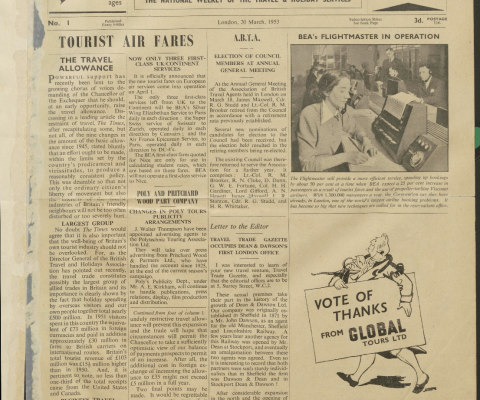 Travel Trade Gazette 20 March 1953