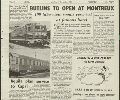 Travel Trade Gazette 13 November 1953