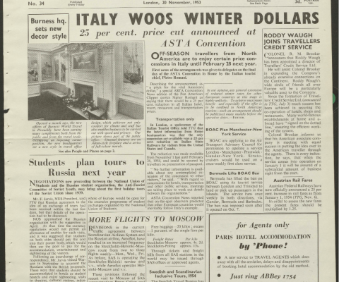 Travel Trade Gazette 20 November 1953