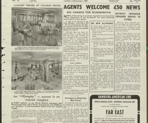 Travel Trade Gazette 6 November 1953