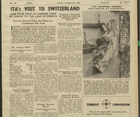 Travel Trade Gazette 11 September 1953