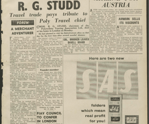 Travel Trade Gazette 13 January 1956