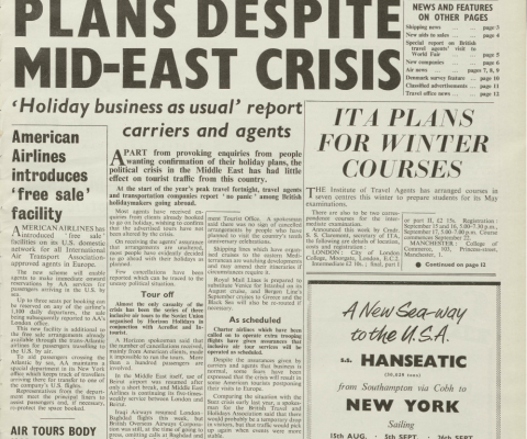 Travel Trade Gazette 25 July 1958